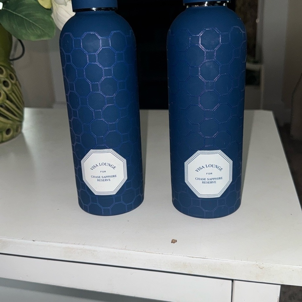 Sapphire Reserve Aluminum Water Bottle Visa Paris 2024 Commemorative Plastic Cup - Picture 3 of 4